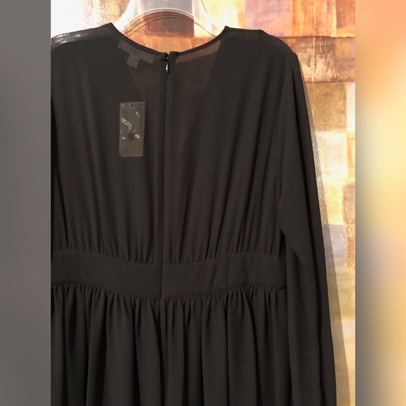 MICHAEL KORS LS Black Dress sz 10 NWT - Picture 6 of 8